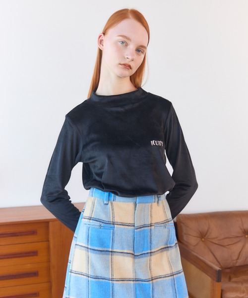 RUBY AND YOU（ルビーアンドユー）の「長袖カットソー（Tシャツ/カットソー・レディース・ブラック・FREE）」の4枚目の写真