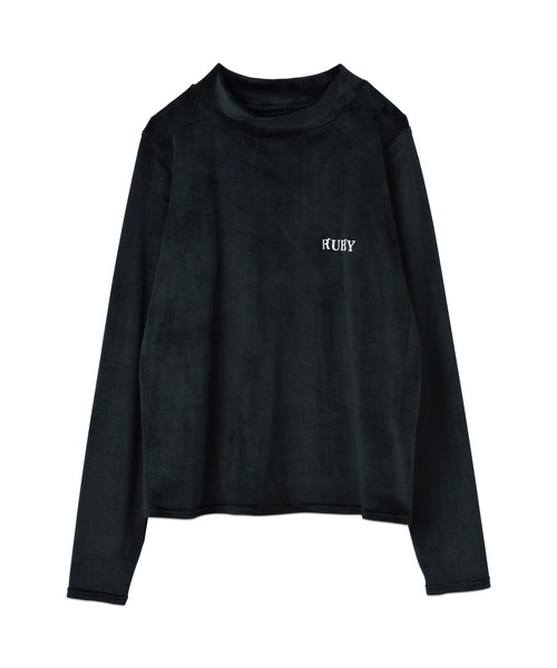 RUBY AND YOU（ルビーアンドユー）の「長袖カットソー（Tシャツ/カットソー・レディース・ブラック・FREE）」の9枚目の写真