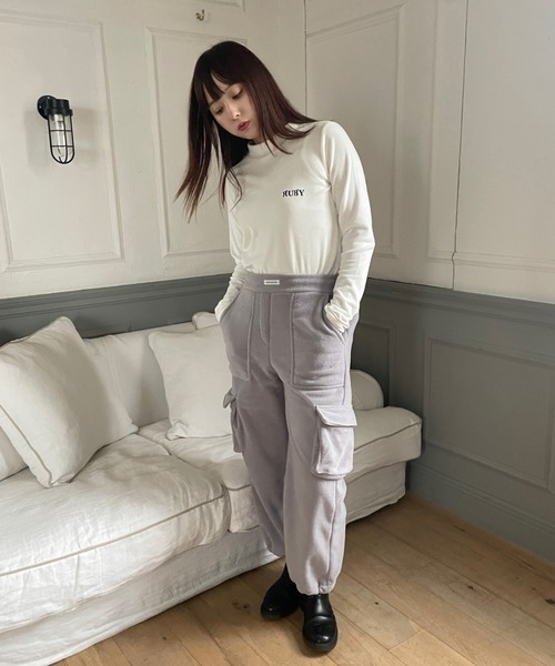 RUBY AND YOU（ルビーアンドユー）の「長袖カットソー（Tシャツ/カットソー・レディース・ブラック・FREE）」の12枚目の写真