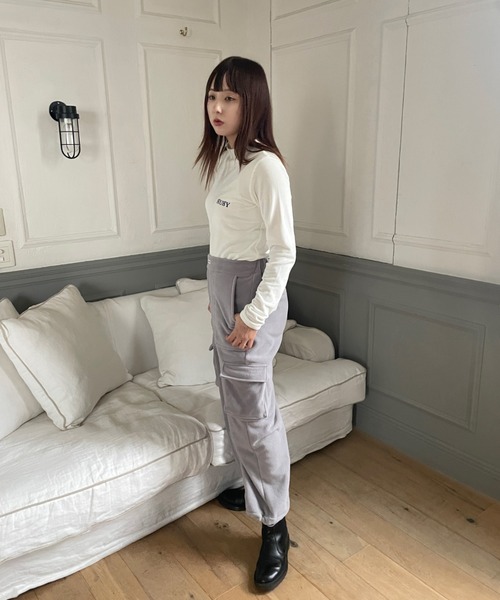 RUBY AND YOU（ルビーアンドユー）の「長袖カットソー（Tシャツ/カットソー・レディース・ブラック・FREE）」の13枚目の写真