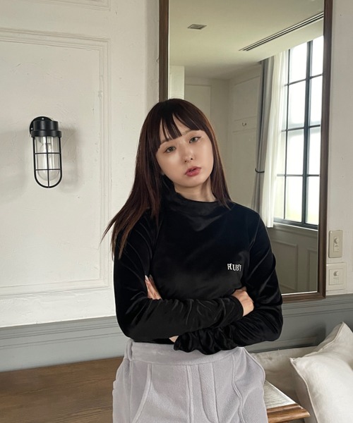 RUBY AND YOU（ルビーアンドユー）の「長袖カットソー（Tシャツ/カットソー・レディース・ブラック・FREE）」の14枚目の写真