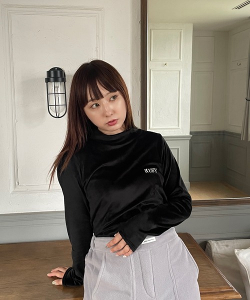 RUBY AND YOU（ルビーアンドユー）の「長袖カットソー（Tシャツ/カットソー・レディース・ブラック・FREE）」の16枚目の写真