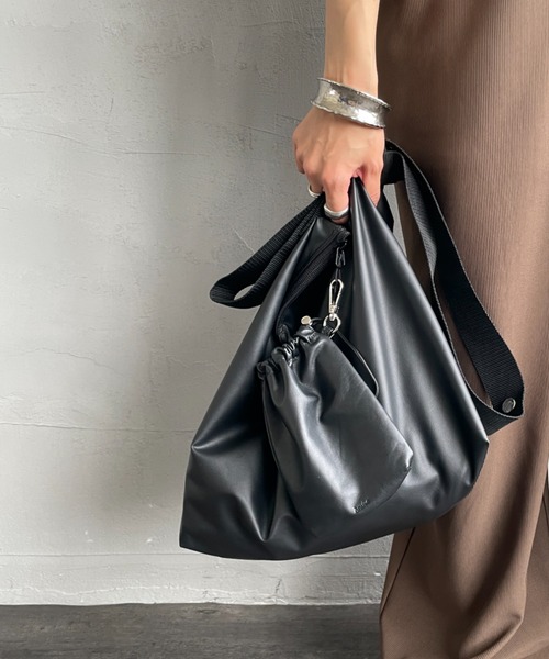 baggu レザーエコバッグ　黒　ほこまるさん　IENA IENA（イエナ）の「《予約》【MARLOTA/マルロタ】TOTE BAG