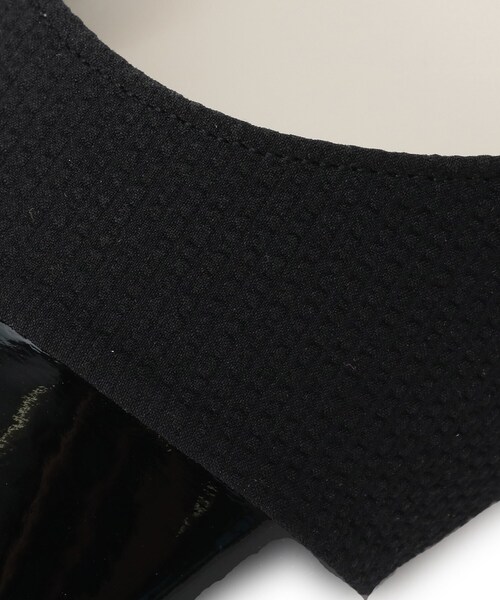 ESPERANZA（エスペランサ）の「エナメル×ツイードストラップパンプス（サンダル・レディース・ホワイト系3/ブラック系2・LL/L/M/S）」の15枚目の写真