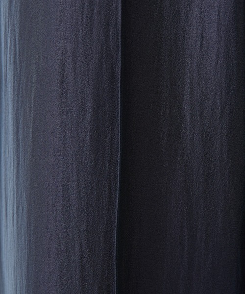 COLLAGE GALLARDAGALANTE（コラージュガリャルダガランテ）の「【OT】サテンワイドパンツ（その他パンツ・レディース・スカイブルー/ネイビー・0/1）」の11枚目の写真