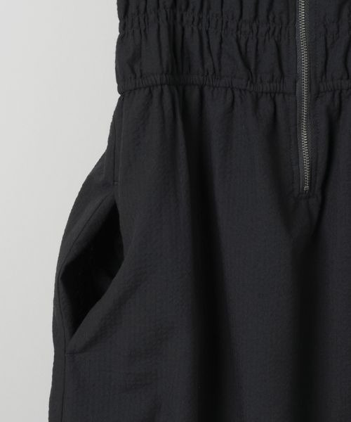 フロントZIPシャーリングワンピース/570771（ジャンパースカート