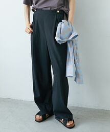 le.coeur blanc | RNストレッチセミワイドタックパンツ(その他パンツ)