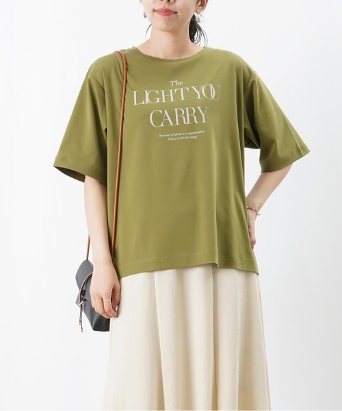 tシャツ LC/LLL シルケットロゴカットソー レディース LC/LLL シルケットロゴカットソー（Tシャツ/カットソー）｜LUCA