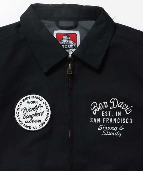 BEN DAVIS（ベンデイビス）】COTTON DUCK SOUVENIR JACKET