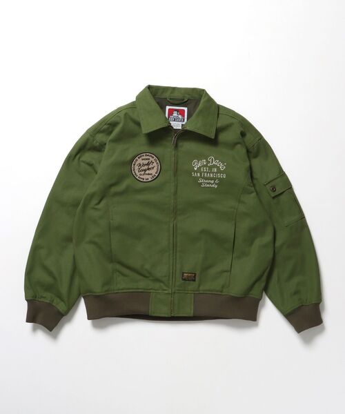 BEN DAVIS（ベンデイビス）】COTTON DUCK SOUVENIR JACKET
