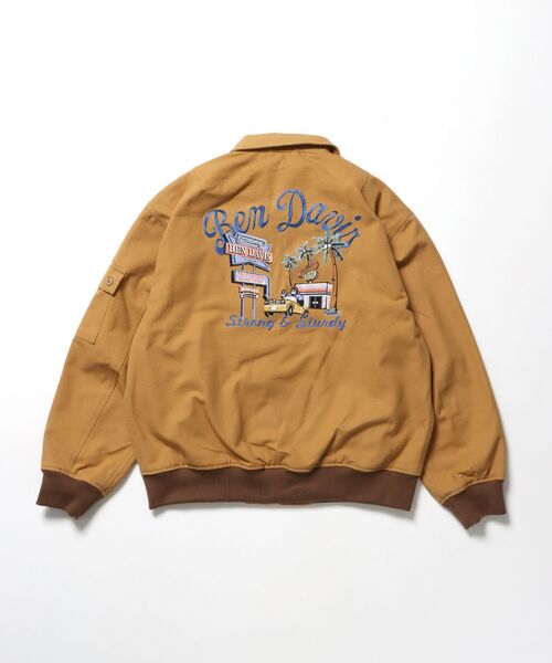 BEN DAVIS（ベンデイビス）】COTTON DUCK SOUVENIR JACKET