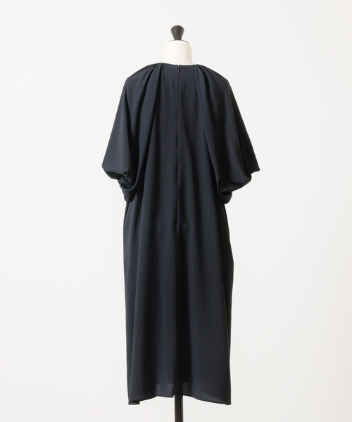 DESIGNWORKS(デザインワークス)の「バルーンスリーブワンピース(ワンピース・レディース・イエロー/ブラック・38)」の9枚目の写真