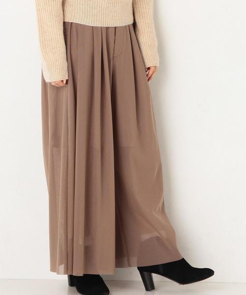 Another Edition（アナザーエディション）の「メッシュワイドパンツ/AEFC MESH WIDE PT◆（その他パンツ・レディース・ブラック/ブラウン・フリー）」の2枚目の写真