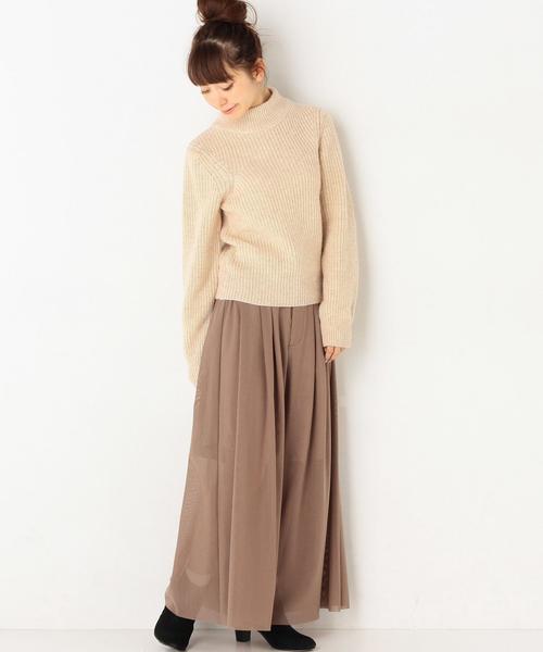 Another Edition（アナザーエディション）の「メッシュワイドパンツ/AEFC MESH WIDE PT◆（その他パンツ・レディース・ブラック/ブラウン・フリー）」の6枚目の写真