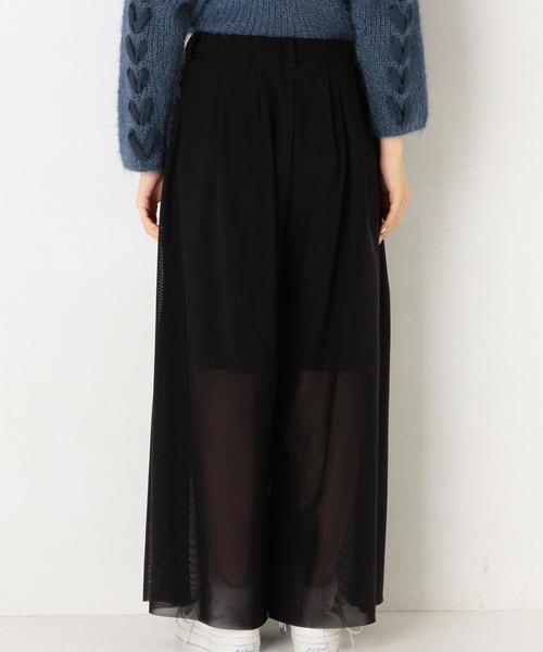 Another Edition（アナザーエディション）の「メッシュワイドパンツ/AEFC MESH WIDE PT◆（その他パンツ・レディース・ブラック/ブラウン・フリー）」の11枚目の写真