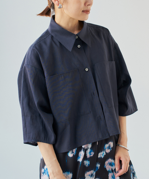 イエナ　FABRICA クロップドシャツ イエナmaison FABRICA クロップドシャツ（中古・古着通販IENA