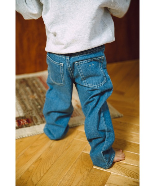 ooju（オージュ）の「【ooju】オージュジーンズ（デニムパンツ・キッズ・インディゴブルー/ブルー・1/2/4/3）」の17枚目の写真