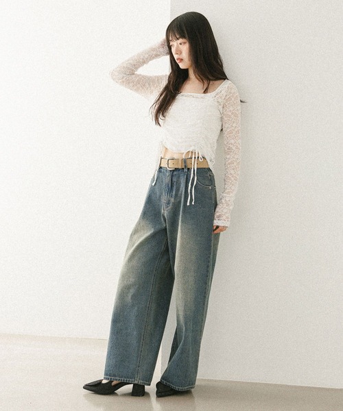 Heather（ヘザー）の「バックル太ベルト　578469（ベルト・レディース・ブラック/ベージュ/ブラウン・ONE SIZE）」の12枚目の写真