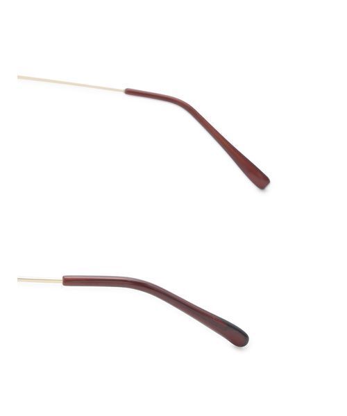 emmi（エミ）の「メタルフレームメガネ（メガネ・レディース・ゴールド・F）」の11枚目の写真