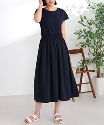 GALLORIA | 異素材ドッキングワンピース(ワンピース)