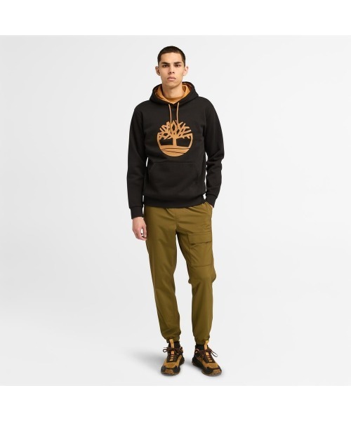 Timberland（ティンバーランド）の「ブラッシュバック フーディー メンズ（パーカー・メンズ・ブラック・LARGE/MEDIUM/SMALL/X-LARGE/X-SMALL/XX-LARGE）」の2枚目の写真