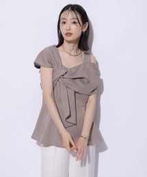 新品　Mystrada（マイストラーダ） キュロット （ブラウン） Mystrada（マイストラーダ）の「ツイストラップキュロット