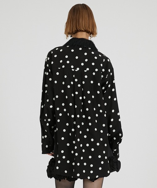 ドットフェザーカラーシャツ / Feather Collar Shirt（シャツ/ブラウス