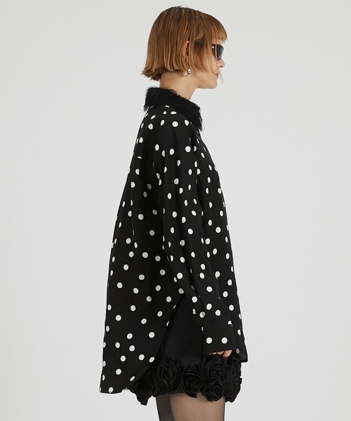 ドットフェザーカラーシャツ / Feather Collar Shirt（シャツ/ブラウス