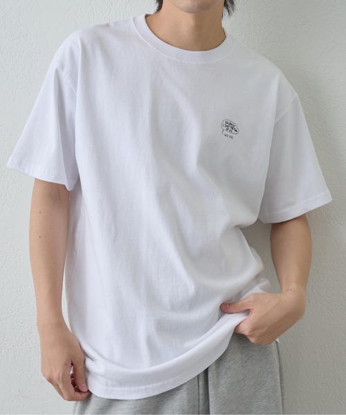 COLONY 2139(コロニートゥーワンスリーナイン)の「コミックプリントTEE(Tシャツ/カットソー・メンズ・グレー/ブラック/ホワイト・MEDIUM/LARGE)」の2枚目の写真