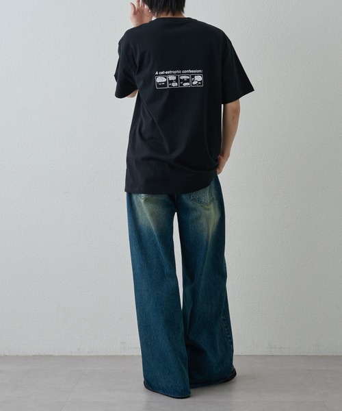COLONY 2139(コロニートゥーワンスリーナイン)の「コミックプリントTEE(Tシャツ/カットソー・メンズ・グレー/ブラック/ホワイト・MEDIUM/LARGE)」の16枚目の写真