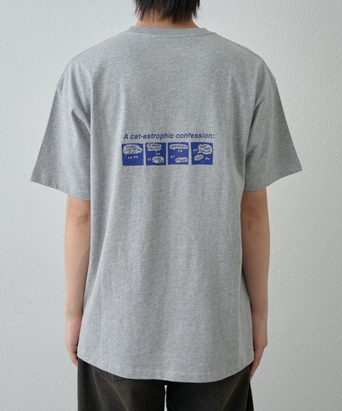 COLONY 2139(コロニートゥーワンスリーナイン)の「コミックプリントTEE(Tシャツ/カットソー・メンズ・グレー/ブラック/ホワイト・MEDIUM/LARGE)」の8枚目の写真