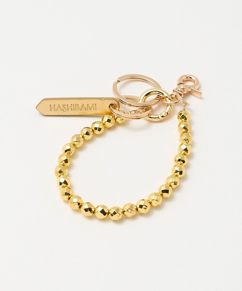 HASHIBAMI（ハシバミ）の「【別注】＜Hashibami＞カットボール ストラップ（スマホグッズ・レディース・ゴールド/シルバー・FREE）」の5枚目の写真