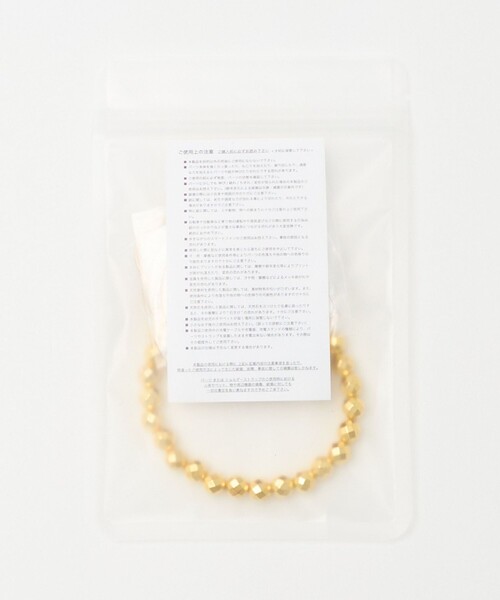 HASHIBAMI（ハシバミ）の「【別注】＜Hashibami＞カットボール ストラップ（スマホグッズ・レディース・ゴールド/シルバー・FREE）」の4枚目の写真