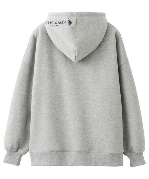 セール】GeeRA別注【U.S. POLO ASSN.】フード刺繍裏起毛パーカー