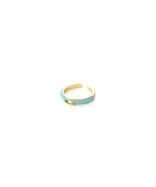Casselini(キャセリーニ)の「Casselini(キャセリーニ) ビジューリング(リング・レディース・ホワイト/ピンク/パープル/ブルー・FREE)」の3枚目の写真