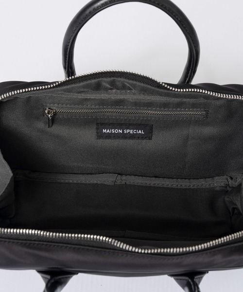 MAISON SPECIAL（メゾンスペシャル）の「Nylon Boston Bag/ナイロンボストンバッグ（ボストンバッグ・レディース・ブラック/ブルー/レッド・FREE）」の8枚目の写真