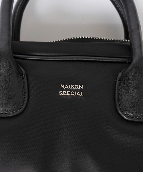 MAISON SPECIAL（メゾンスペシャル）の「Nylon Boston Bag/ナイロンボストンバッグ（ボストンバッグ・レディース・ブラック/ブルー/レッド・FREE）」の5枚目の写真