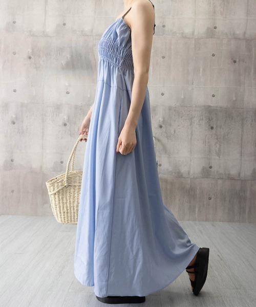 セール】ストライプ柄キャミワンピース 大人可愛い（ワンピース