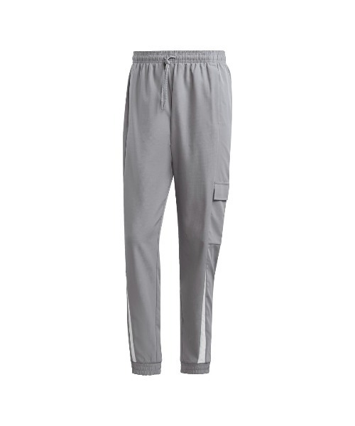 adidas(アディダス)の「アディダス adidas スポーツウェア ウーブン ノーフード トラックスーツ(ジャージ・メンズ・グレー・S/M/L/LL/3L)」の2枚目の写真