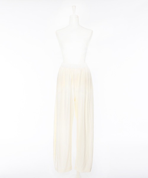 Narcissus(ナルシス)の「ソフトモロッコパンツ/リラックス《動画あり》(その他パンツ・レディース・アイボリー/ネイビー・FREE)」の8枚目の写真