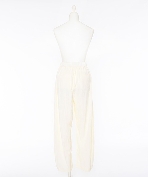 Narcissus(ナルシス)の「ソフトモロッコパンツ/リラックス《動画あり》(その他パンツ・レディース・アイボリー/ネイビー・FREE)」の10枚目の写真