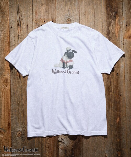 【新品未使用】ウォレスとグルミット　Tシャツ　メンズ　半袖 M ブラック イケオジ tシャツ わるtシャツ メンズ カットソー 半袖 ティー