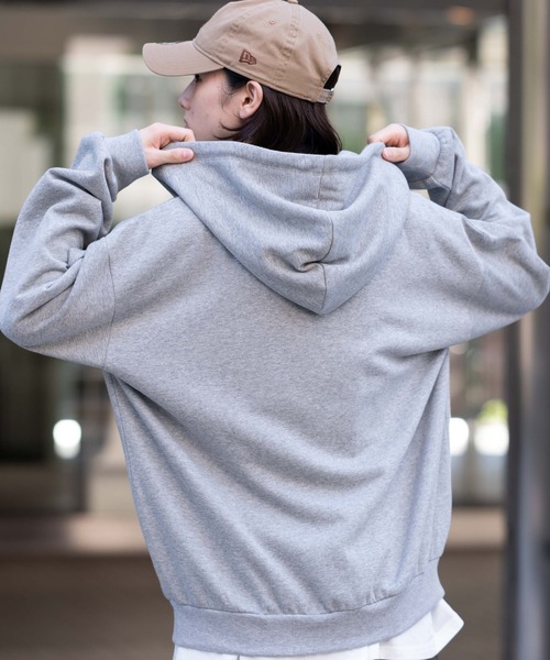 WEGO（ウィゴー）の「WEGO/【25年秋冬新作】グラフィックロゴダブルZIPパーカー（パーカー・メンズ・ブラウン/レッド/ネイビー/杢グレー/グレー系その他/ブラック・SMALL/MEDIUM/LARGE）」の20枚目の写真