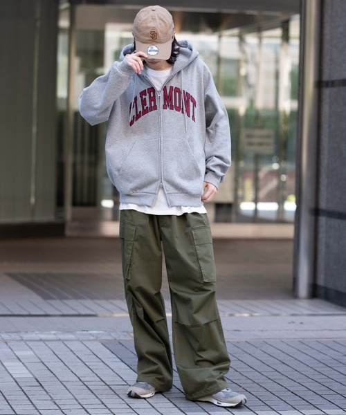 WEGO（ウィゴー）の「WEGO/【25年秋冬新作】グラフィックロゴダブルZIPパーカー（パーカー・メンズ・ブラウン/レッド/ネイビー/杢グレー/グレー系その他/ブラック・SMALL/MEDIUM/LARGE）」の21枚目の写真