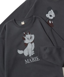 Disney（ディズニー）の「2025AW Disney ディズニー オーバーサイズ 裏起毛 ピグメントライク ヴィンテージプリント スウェット レディース メンズ トレーナー（スウェット）」