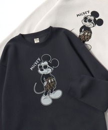2026AW Disney/ディズニー 別注 オーバーサイズ 裏起毛 ピグメントライク ヴィンテージプリント スウェット レディース メンズ トレーナー