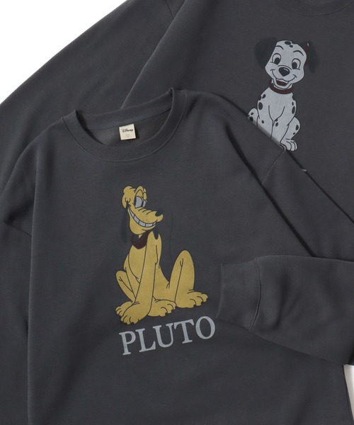 セール】2025AW Disney/ディズニー オーバーサイズ 裏起毛 ピグメント