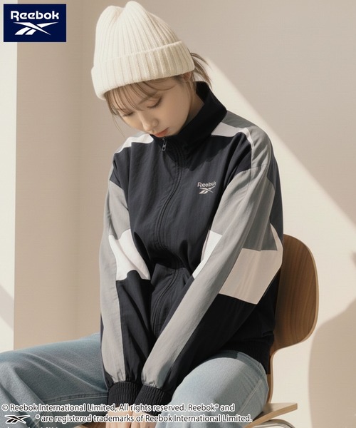 Reebok(���[�{�b�N)�́y�ʒ��zReebok/���[�{�b�N �u�����h ���S �����|�C���g �z�F�ؑ� �t���W�b�v �N���b�v�h �i�C���� �g���b�N�W���P�b�g(�i�C�����W���P�b�g)