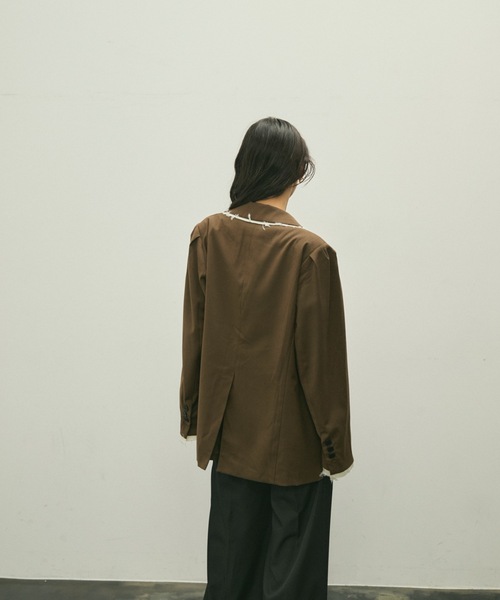 Over shoulder jacket / オーバーショルダージャケット（テーラード