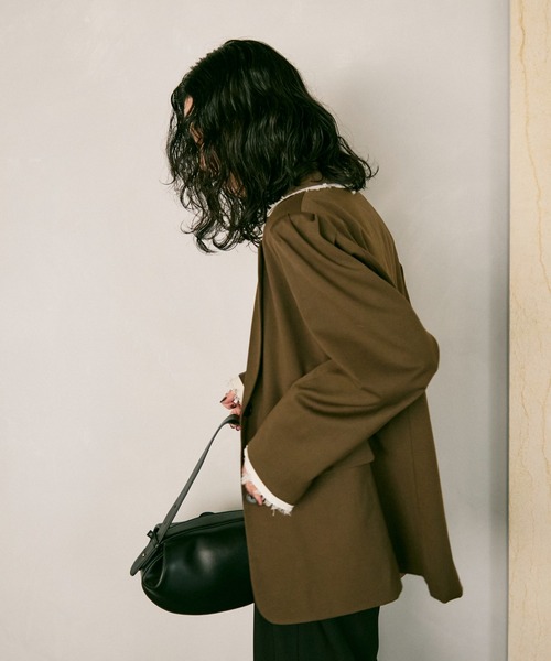 セール】Over shoulder jacket / オーバーショルダージャケット